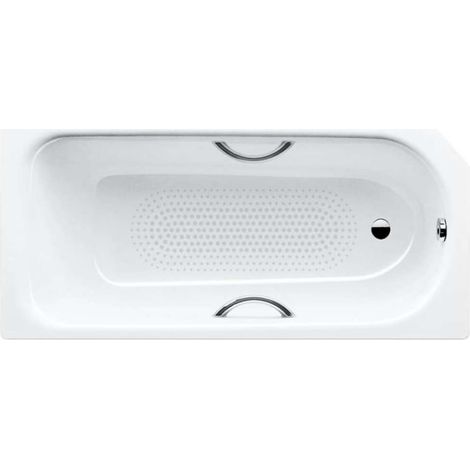 Kaldewei Advantage - Bañera rectangular Saniform V3 Star 332, 160x70 cm, con orificios para asas, todo antideslizante, blanca 134234010001 (1/2)