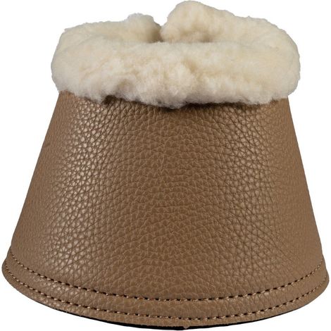 full, marrone: Paraglomi in pelle sintetica con soffice peluche modello Comfort Premium Fur II