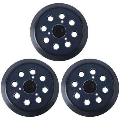 Disque de ponçage 125 mm compatible avec Makita 743081-8 remplacement BO5010 8 trous (3 pièces) (1/5)