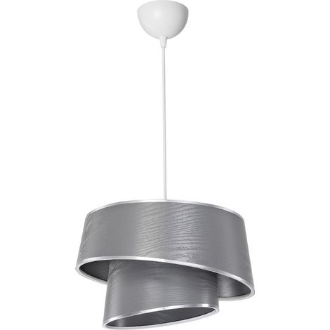 Lampada da soffitto Lima MDL5132 con paralume in tessuto grigio H65xL32.5 (1/3)
