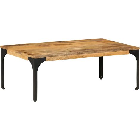 Couchtisch 100x55x35 cm Massivholz Mango