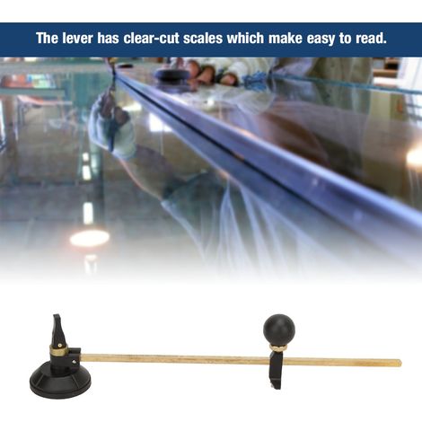 Coupe-verre compas à 6 roues avec ventouse pour découpe circulaire de cercle (60 cm) (1/5)