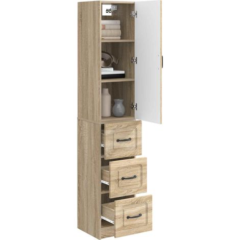 Set di armadi 2 pz Rovere Sonoma 33 x 34,5 x 87 cm DAS947069 (1/5)