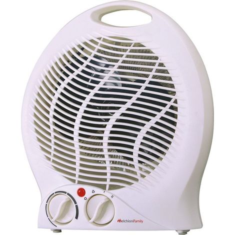 Chauffage soufflant portable 2000W Melchioni Hotty, thermostat, 3 vitesses (1/2)