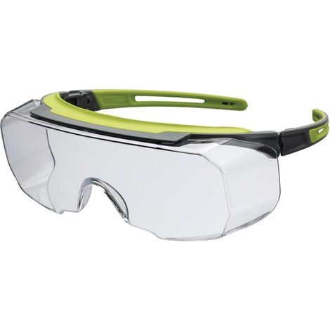 Überbrille Avatar Plus OTG EN166,EN170,UKCA Rahmen grau/grün,Scheibe klar (1/2)