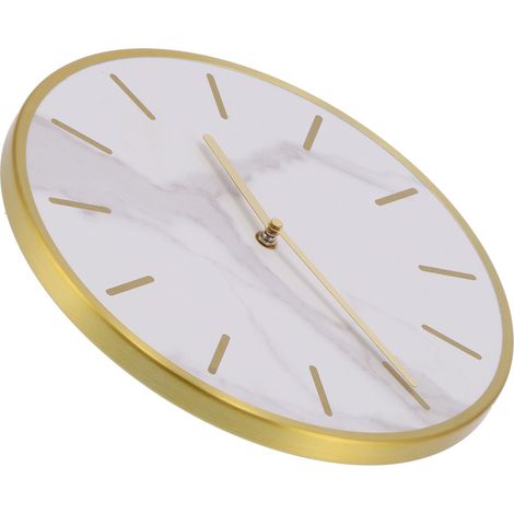 Horloge murale moderne à grand pendule, ronde et silencieuse, idéale pour la maison, les bars et les cafés. (1/5)