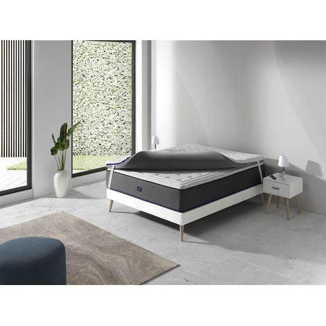 Topper SHAULA JENO 105x180 Altura 8 cm con 4 cm espuma super suave + 4 cm Energex. Desenfundable