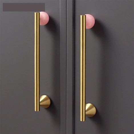 Poignées, boutons et tirettes de porte en laiton cristal pour (1/5)