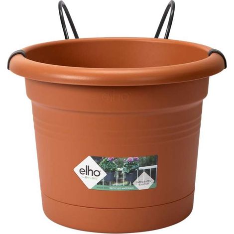 Elho Green Basics Balcony Potholder All-in-1 Mild Terra Rotondo