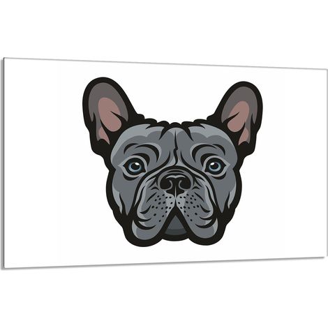Glasschutzplatte für den Herd 80x52 Hund (1/5)