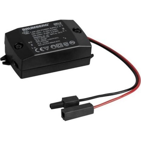 Brumberg 1332582 Brum LB19 - Unidad de funcionamiento LED (350 mA, 7,2 W), color negro