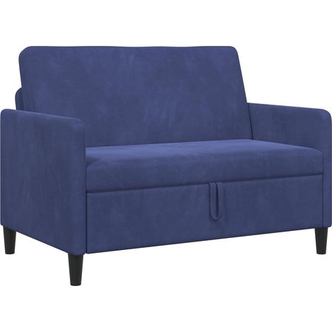Sofa mit Stauraum Polizeiblau 122 x 78 x 87 cm Polyester vidaXL (1/5)
