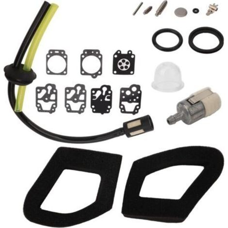 Kit de filtre à air de carburateur Accessoires d'outils de jardin Filtre de carburateur pour tondeuse à gazon GX35 GX25 HHB25 HHH25 K20 WY avec filtre à carburant (1/5)