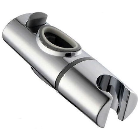 Barre de douche réglable en hauteur avec support coulissant de rechange, support de douchette pour barres de douche ovales