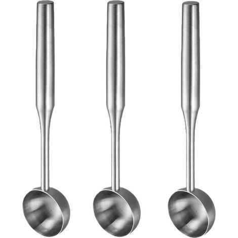 Lot de 3 cuillères à fruits et crème glacée en acier inoxydable 304 (1/5)