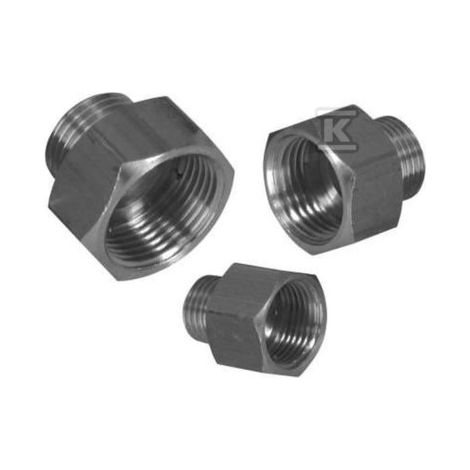Reduzierstück für verchromte Hülse und Nippel 1/2" x 3/8"