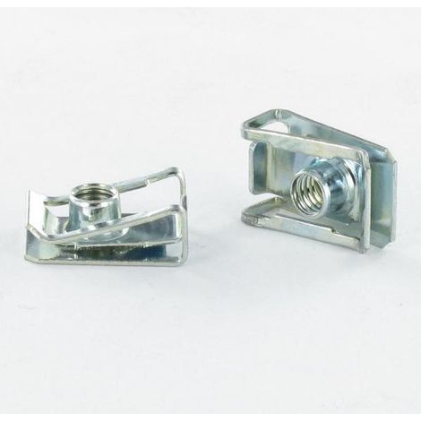 Ecrou à pincer M6 NUT8726 Epaisseur de serrage 0.5 à 4 Acier zingué-1 pièce