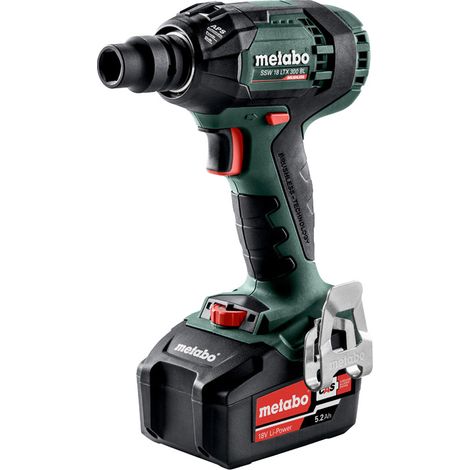 Metabo – Clé à chocs sans fil 18V – Couple max 300Nm – 2 batteries 5.2Ah Li-ion – Moteur Brushless pour applications intensives – Coffret inclus - LTX 300 BL (1/6)