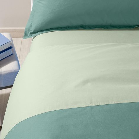 Parure de lit 4 pièces en 100% coton Housse Couette Douce et Elégante, Lavable et Facile d’Entretien Housse de Couette 200x200 et Autres Tailles (1/5)