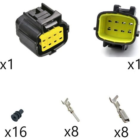 Kit Connettore Econoseal J-Mark II maschio femmina 8 vie