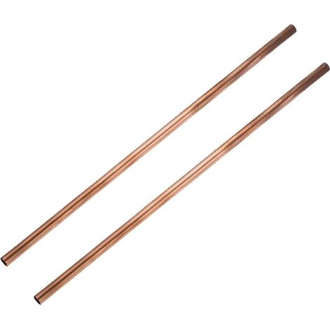sourcing map Copper Tube Round 8mm DE 0.8cm ID 0.3mm Wall Thickness 30cm L (1/3)