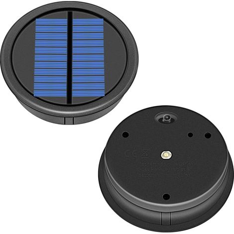 10 Pièces Panneau solaire,LED blanc chaud,Batterie 600mAh,Lanterne solaire,Jardin (1/5)