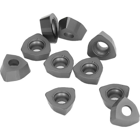 WDMW080520-ZTR Hartmetall-Wendeschneidplatten, 10er-Packung, beschichtete Wendeschneidplatten für Holzdrechseln, CNC-Werkzeuge, Dreh- und Fräsmaschinen, langlebige Schneidklingen. (1/5)