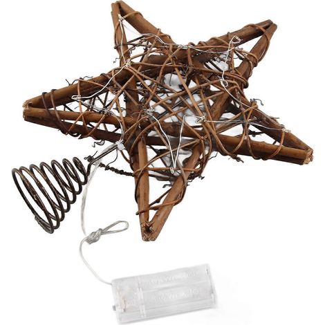 Weihnachtsbaumstern, festliche Dekoration, Baumspitze, Geschenk, sternförmiges Finish (1/5)
