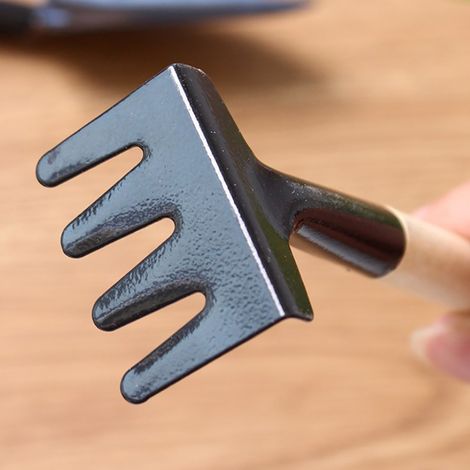 Ensemble d'outils de jardinage pour balcon et jardin : mini-pelle, râteau et autres outils combinés pour plantes. Idéal pour le jardinage et les plantations. Convient également pour les balcons.