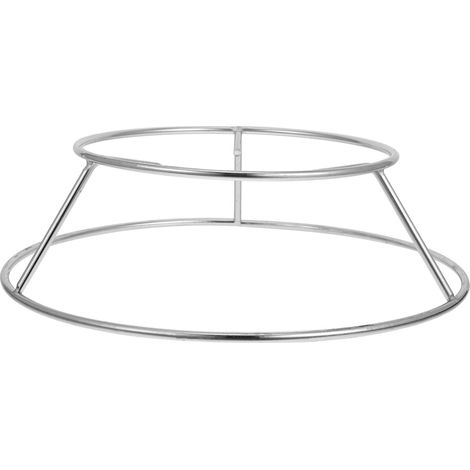 Support de casserole rond en acier inoxydable pour une utilisation à la maison et en camping (partie inférieure)
