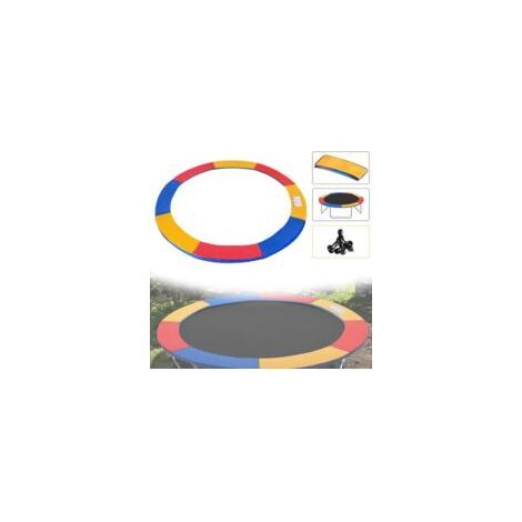 Copertura per bordi del trampolino Accessori per trampolino Protezione dei bordi Copertura a molla resistente ai raggi UV e antistrappo, per trampolino rotondo Ø305 cm, colorata (1/5)
