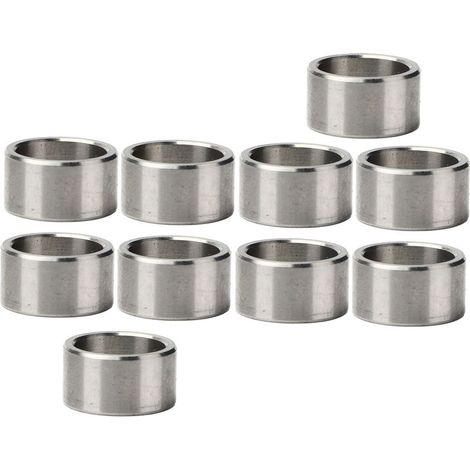 10 Pièces Rondelle Entretoise 15mm OD 12mm ID Rondelle en Acier Inoxydable Entretoise pour Accessoires de Maison et de Voiture Rondelles Plates (3515-0015-0080) (1/5)