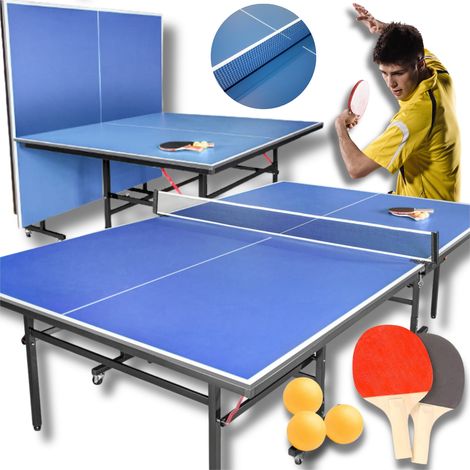 Juego de raqueta de red para mesa de ping pong plegable (1/5)