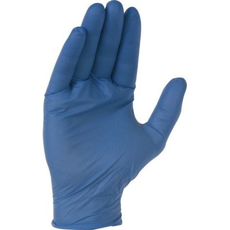 Gants Nitrile Jetables Protection Chimique Sans Poudre - Générique
