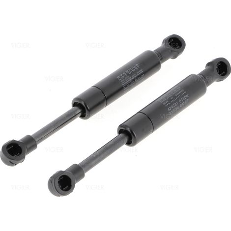 Hettich – Vérins à gaz pour porte relevable – Lot de 2 vérins 350N – Longueur entraxe 166mm – 9079626 (1/4)