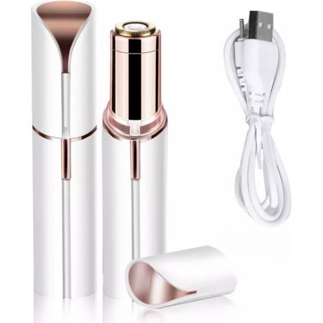 Appareil d'épilation, tondeuse à sourcils/tondeuse visage/tondeuse nez/tondeuse maillot, blanc - AquaForge (1/3)
