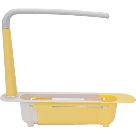 Égouttoir télescopique pour évier, support de drainage ajustable, grand contenant pour cuisine