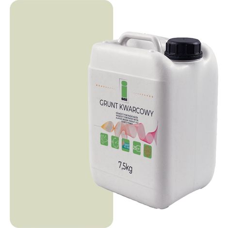 Imprimación de cuarzo para yeso de silicona, 7,5 kg, blanco verde claro F481 (1/5)