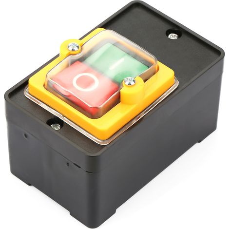 Interrupteur à bouton-poussoir étanche marche/arrêt 10 A AC220V/380V (1/5)