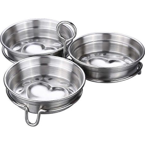 Cuiseur à œufs en forme de cœur en acier inoxydable, moule à œufs pochés antiadhésif, cuiseur vapeur, crêpière, ustensiles de cuisine