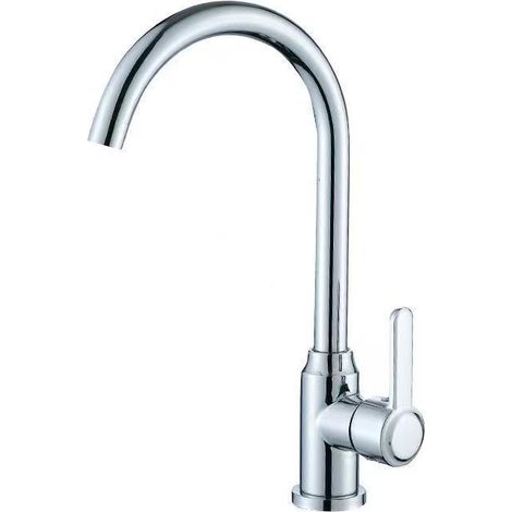 Küchenarmatur mit Warm- und Kaltwasseranschluss, Doppelschlauch, 360-Grad-Schwenkfunktion, Edelstahl zum Waschen von Obst und Gemüse.