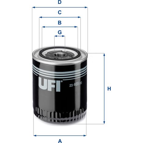 UFI 23.465.00 UFI Ölfilter