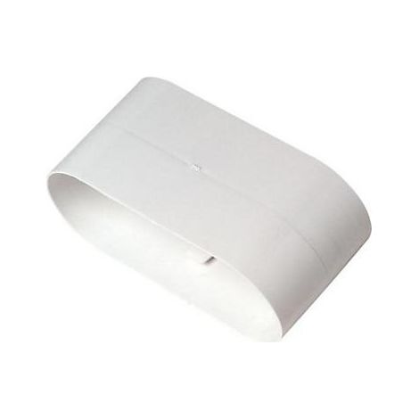 Conector macho Aldes PVC blanco 60 x 200 mm redes largas