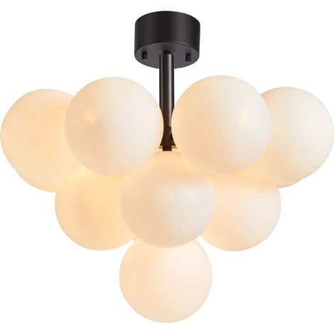 Markslojd merlot applique 13 globe light noir blanc (1/3)