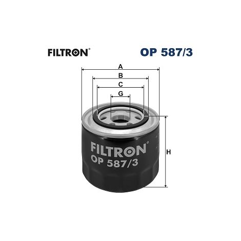 Ölfilter OP587/3 Filtron
