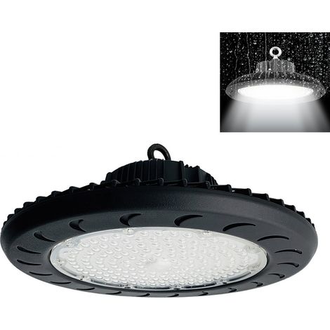 Faro Led Industriale Capannoni 200W Disco Rotondo ufo ip65 220vLuce Fredda 6400k (1/5)