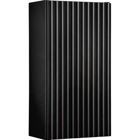 Meuble haut de salle de bain suspendue NOVA noir 30 x 57 cm (1/4)