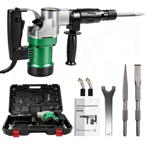 1400W SDS-Plus Marteau-Piqueur 30J, 3-EN-1 Marteau-Piqueur Électrique Lourd (1/5)