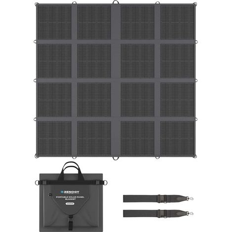 Foldable Solar Panel Cover 400W, N-Type 25% High Efficiency, Lightweight Portable Foldable Solar Panel for Outdoor Off-Grid Activities, SUV, RV, Marine, Camping, IP65 (1/5)