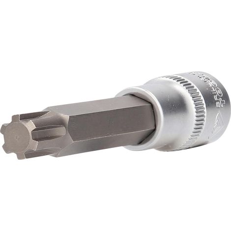 BRILLIANT TOOLS Vaso de punta RIBE de 1/2" 100 mm de largo M12 - BT022736 (1/4)